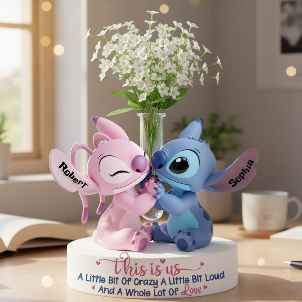 This Is Us - Personalized Ohana Custom Shape Acrylic Flower Vase