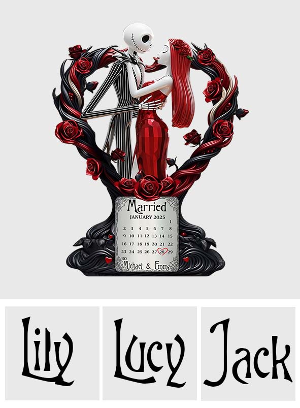 We're Simply Meant To Be - Personalized Nightmare Custom Shaped Acrylic Plaque