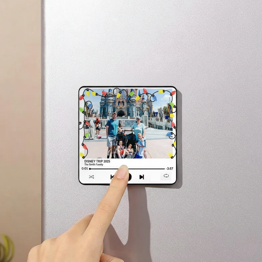 Celebrate Trip To Magical World - Personalized Mouse Music Player Ornament