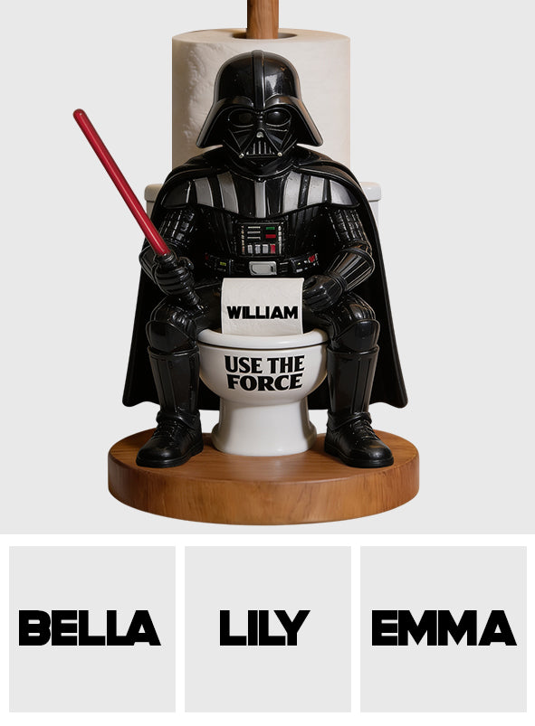 Use The Force - Personalized The Force Paper Towel Stand