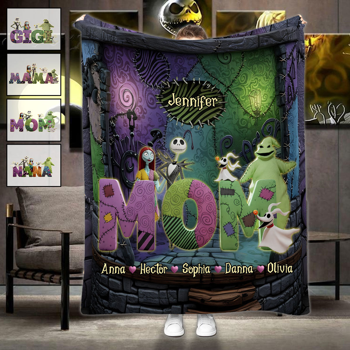 Mother Of Nightmares - Personalized Nightmare Blanket