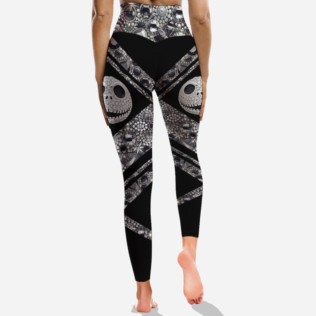 Nightmare Before Christmas - Personalized Nightmare Hollow Tank Top and Leggings