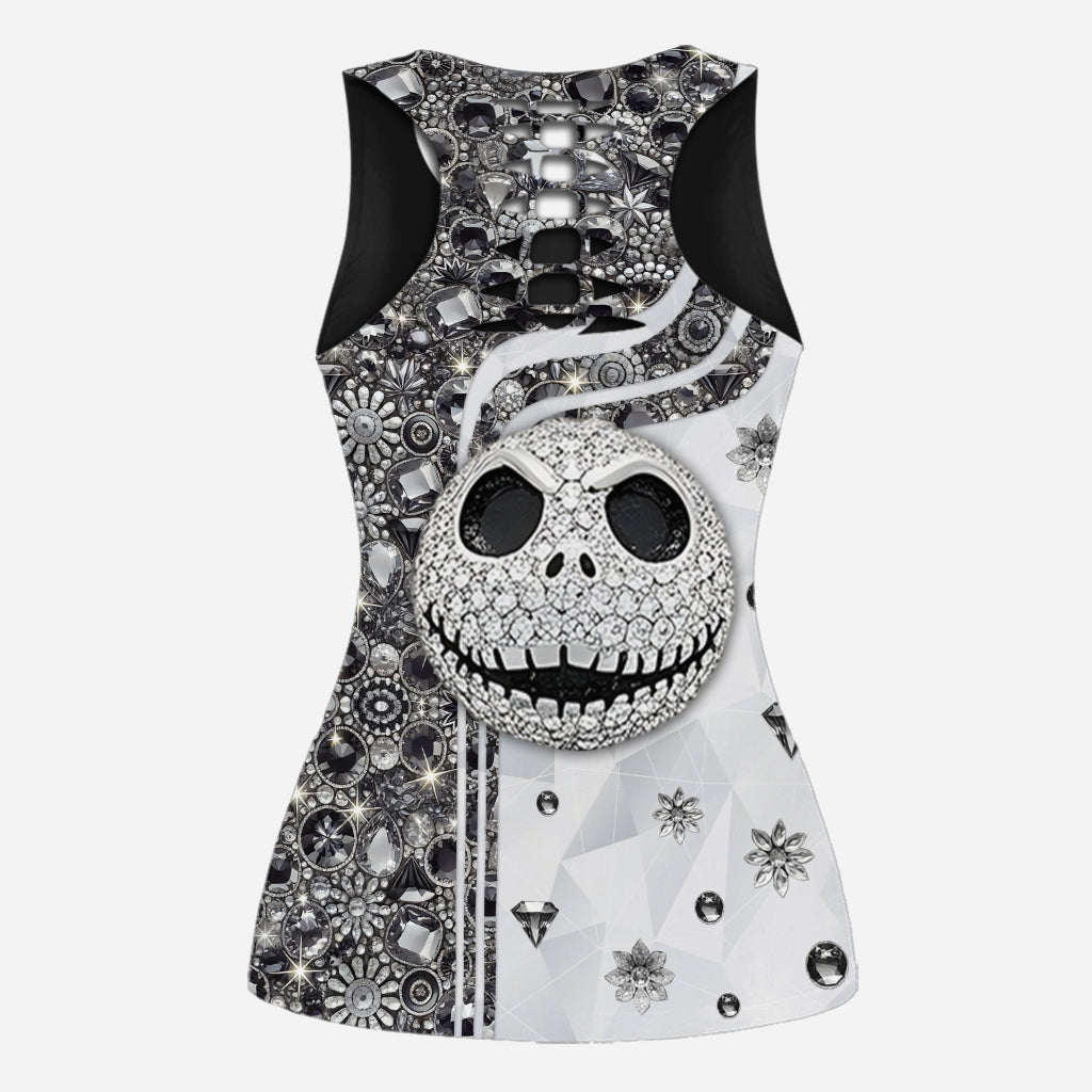 Nightmare Before Christmas - Personalized Nightmare Hollow Tank Top and Leggings