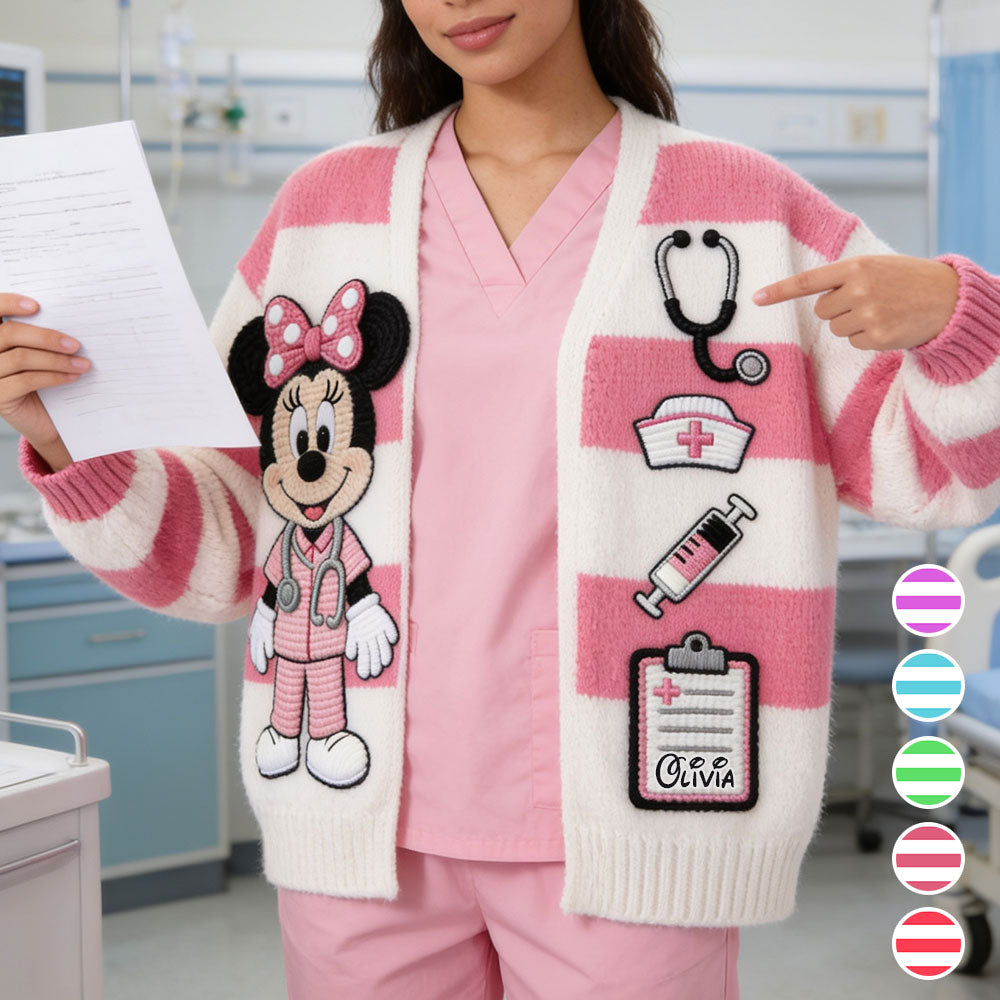 Magical Nurse Life - Personalized Nurse Cardigan Sweater