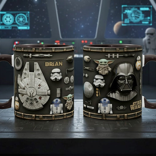 The Force - Personalized The Force Accent Mug
