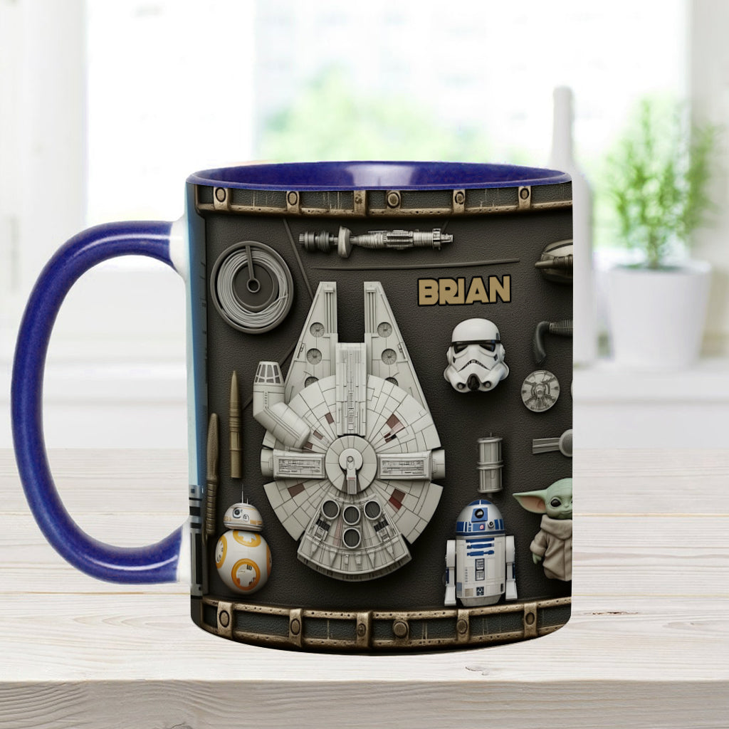 The Force - Personalized The Force Accent Mug