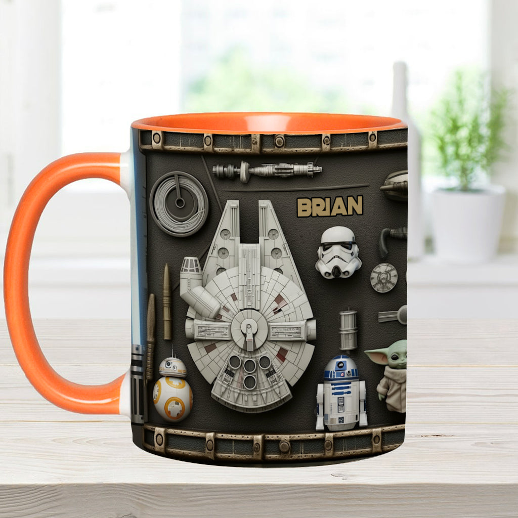 The Force - Personalized The Force Accent Mug