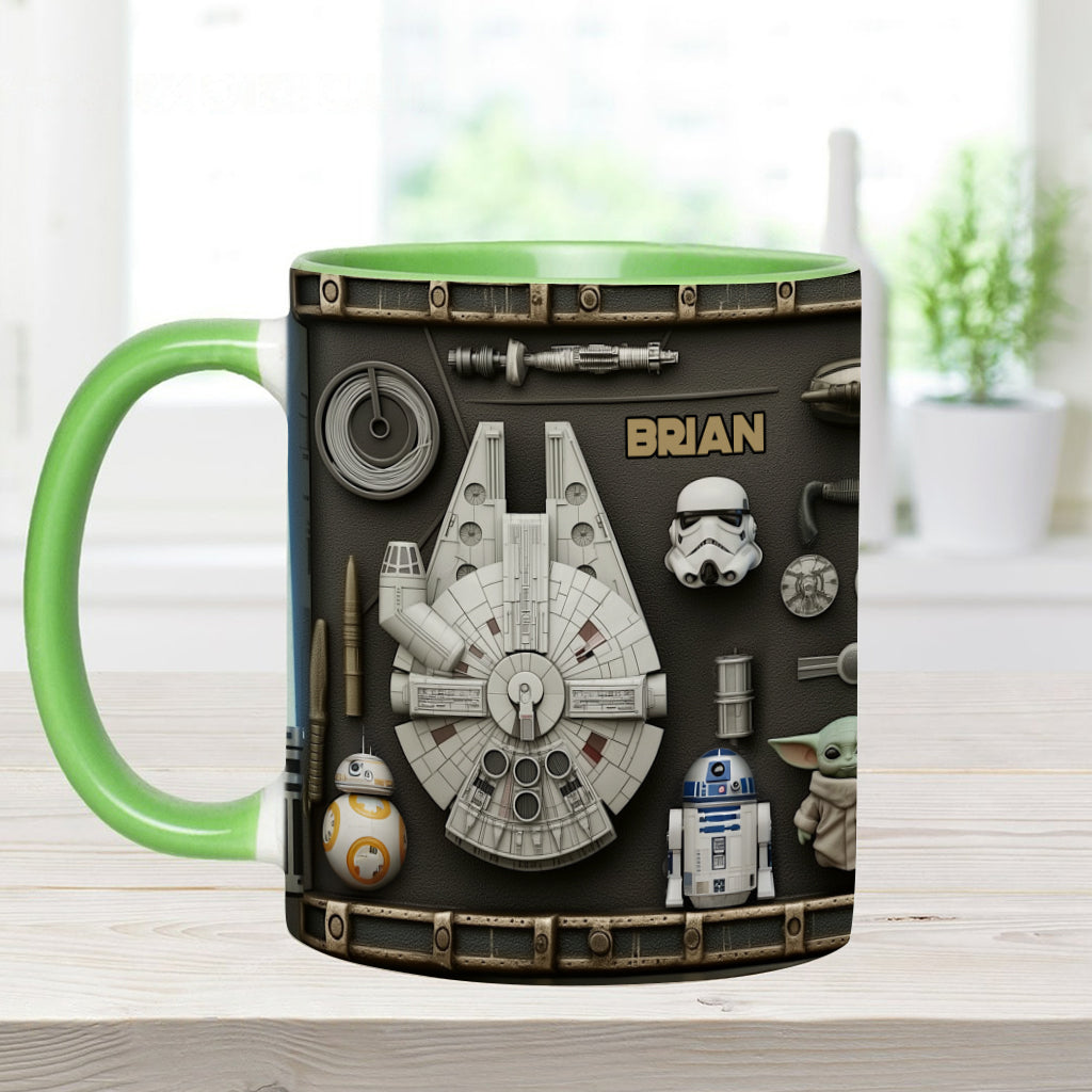 The Force - Personalized The Force Accent Mug
