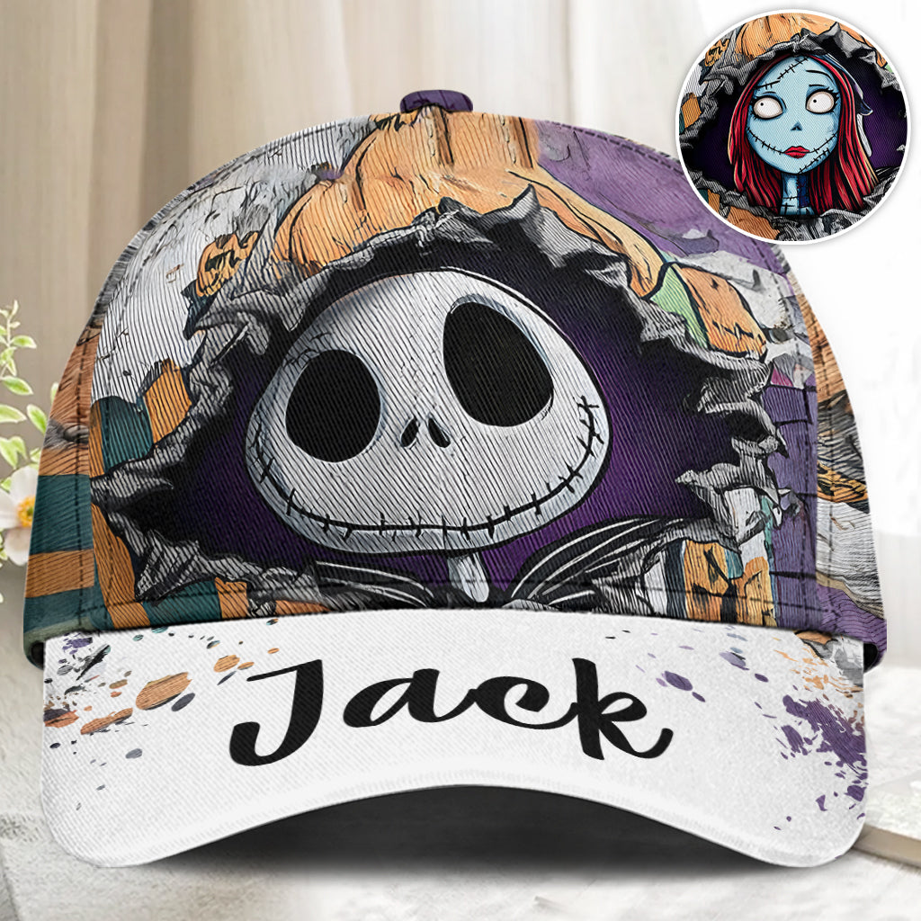 Nighttime Fantasy Duo Custom Name - Personalized Nightmare Classic Cap