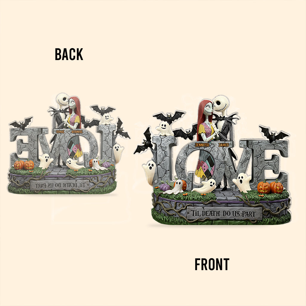 Til Death Do Us Part - Personalized Nightmare Custom Shaped Acrylic Plaque