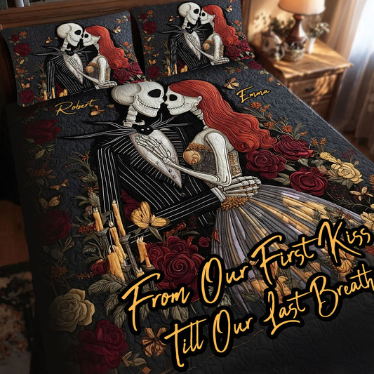Till Our Last Breath - Personalized Nightmare Quilt Set