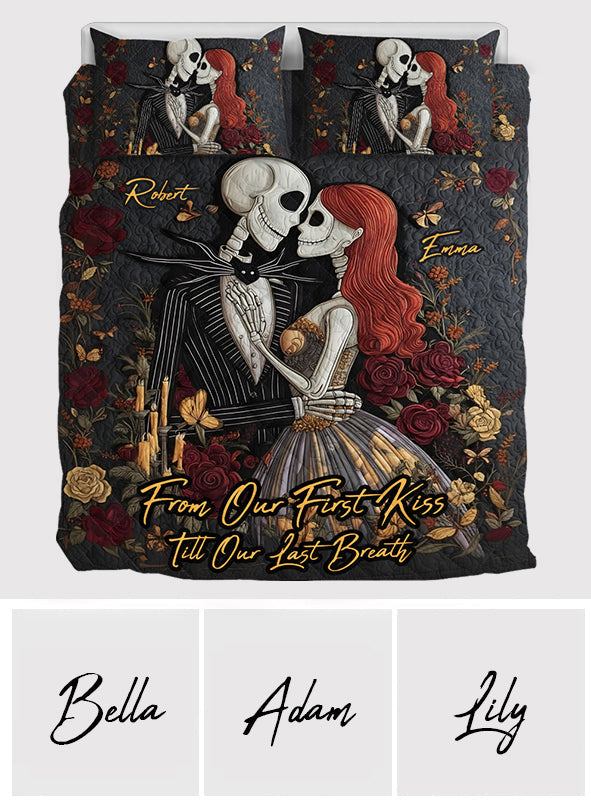 Till Our Last Breath - Personalized Nightmare Quilt Set