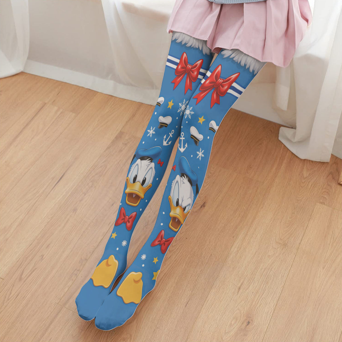 Funny Naughty Mouse - Personalized Mouse Women Pantyhose Tights