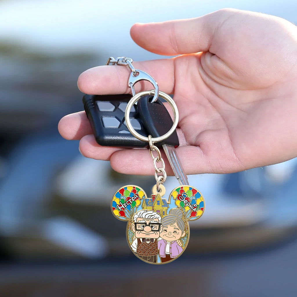 You Are My Greatest Adventure - Personalized Couple Keychain