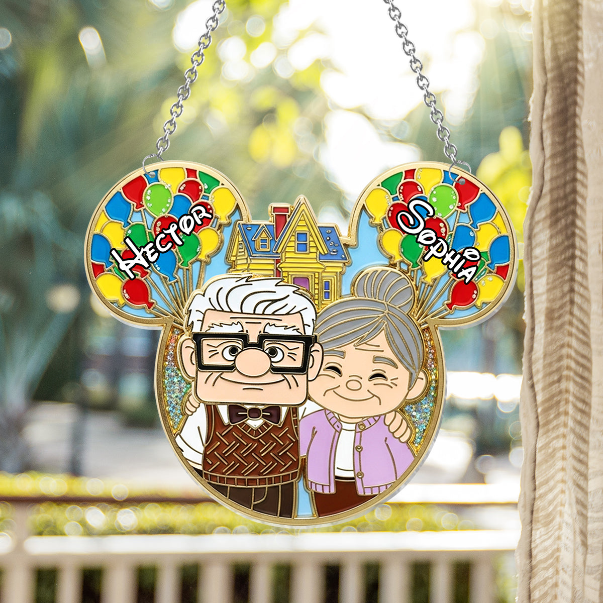 You Are My Greatest Adventure - Personalized Couple Window Hanging Suncatcher Ornament