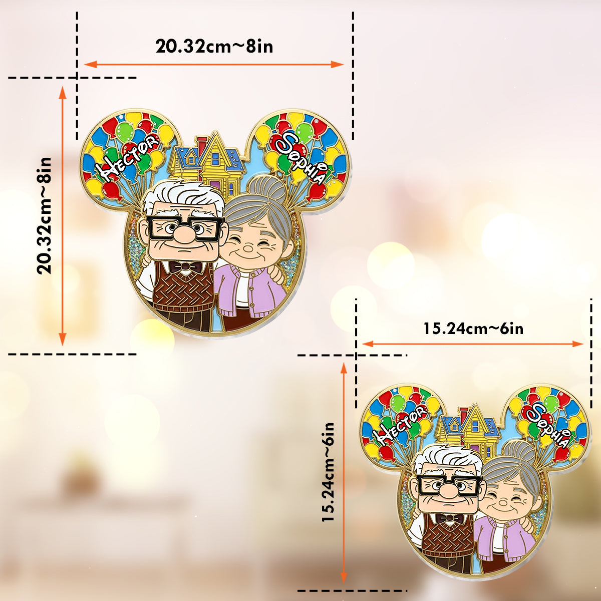 You Are My Greatest Adventure - Personalized Couple Window Hanging Suncatcher Ornament