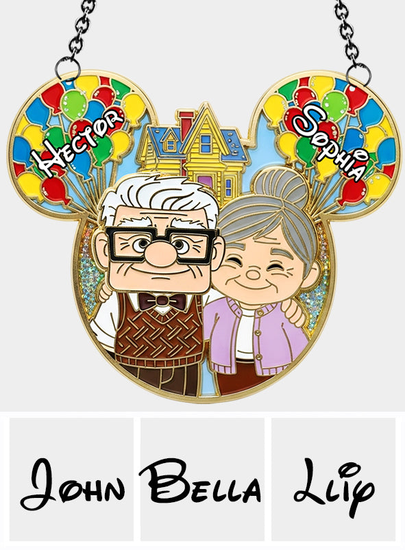 You Are My Greatest Adventure - Personalized Couple Window Hanging Suncatcher Ornament