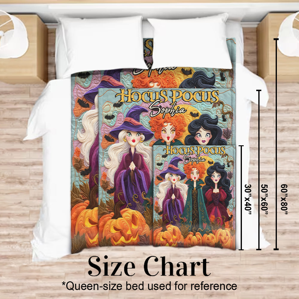Sisters - Personalized Three Witches Blanket