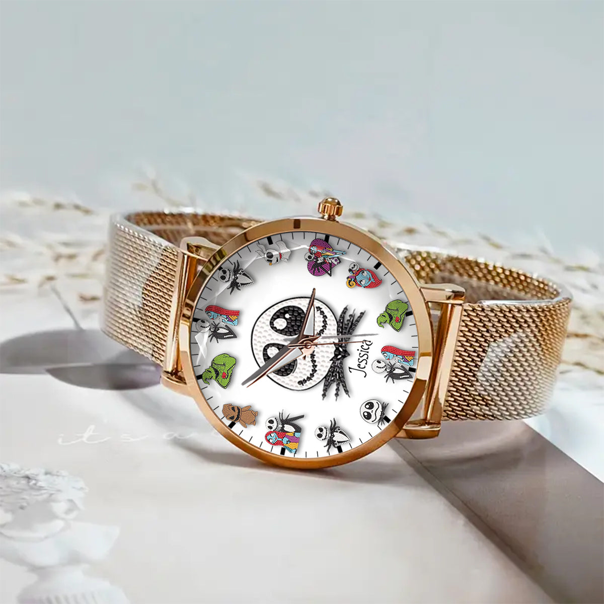 The Nightmare Before Christmas - Personalized Nightmare Women Hand Watch