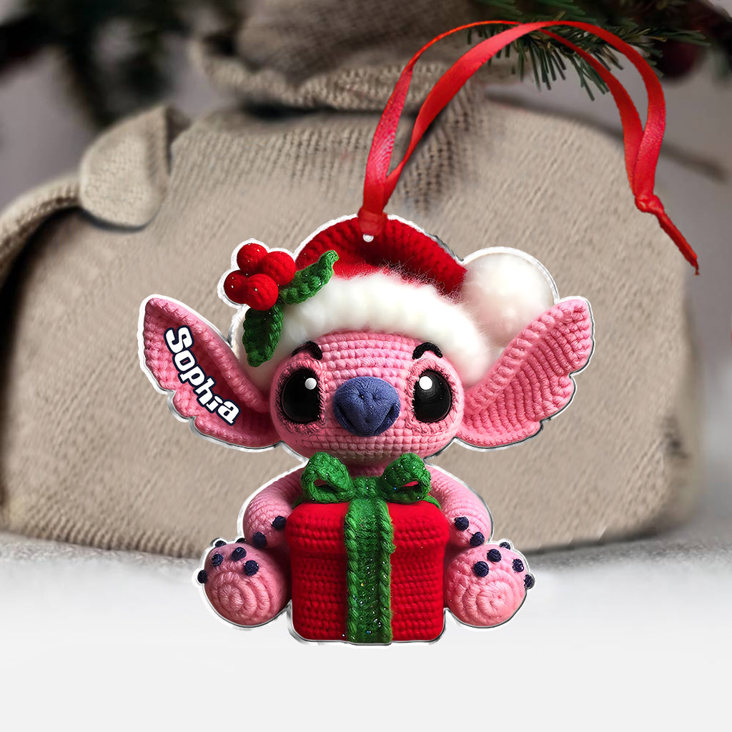 Merry Stitchmas - Personalized Ohana Ornament