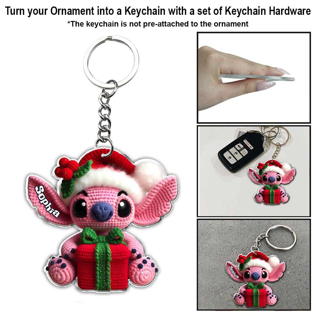 Merry Stitchmas - Personalized Ohana Ornament