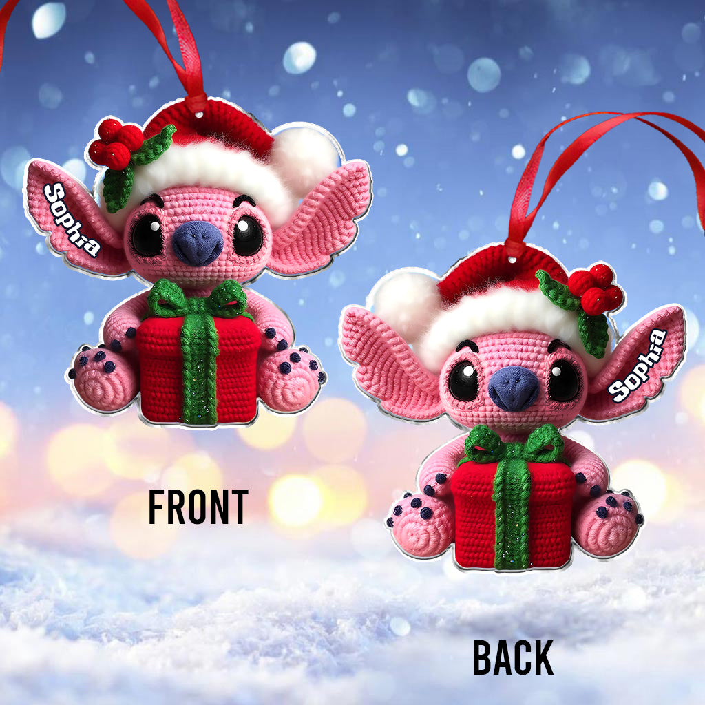 Merry Stitchmas - Personalized Ohana Ornament