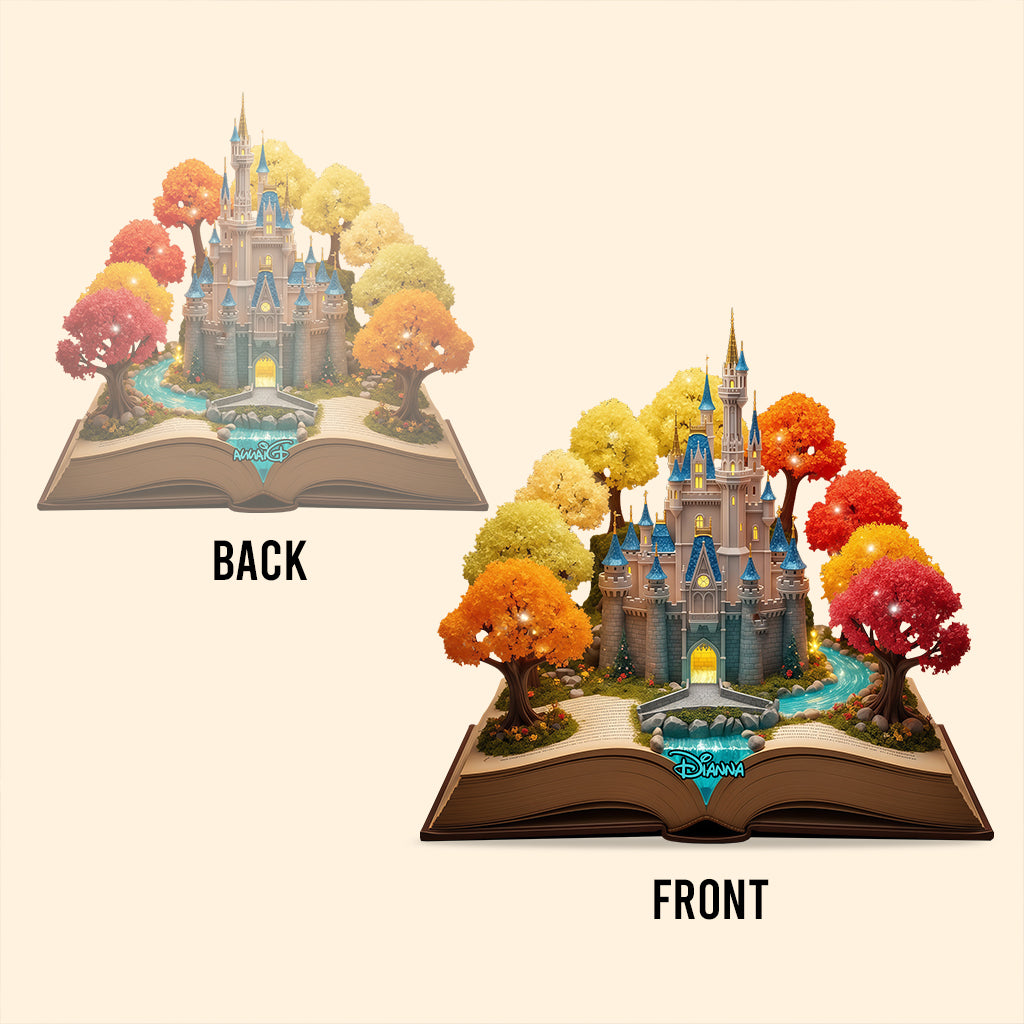 The Magical Castle - Personalized Mouse Custom Shaped Acrylic Plaque