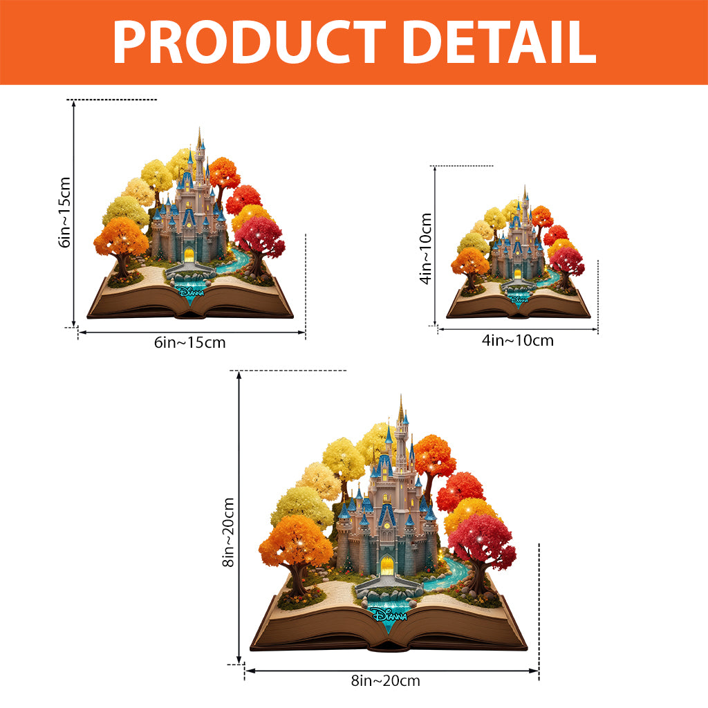 The Magical Castle - Personalized Mouse Custom Shaped Acrylic Plaque