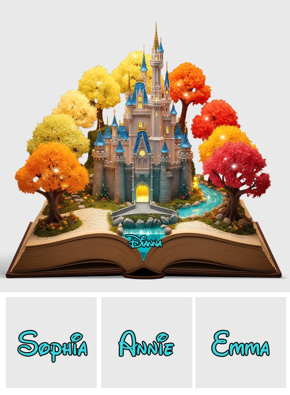 The Magical Castle - Personalized Mouse Custom Shaped Acrylic Plaque