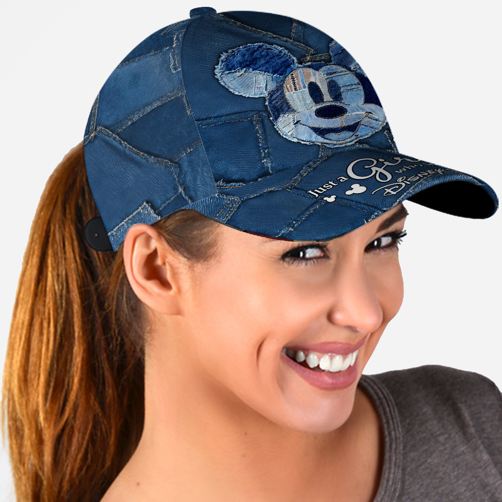 Just A Girl Who Loves Magic - Personalized Mouse Classic Cap