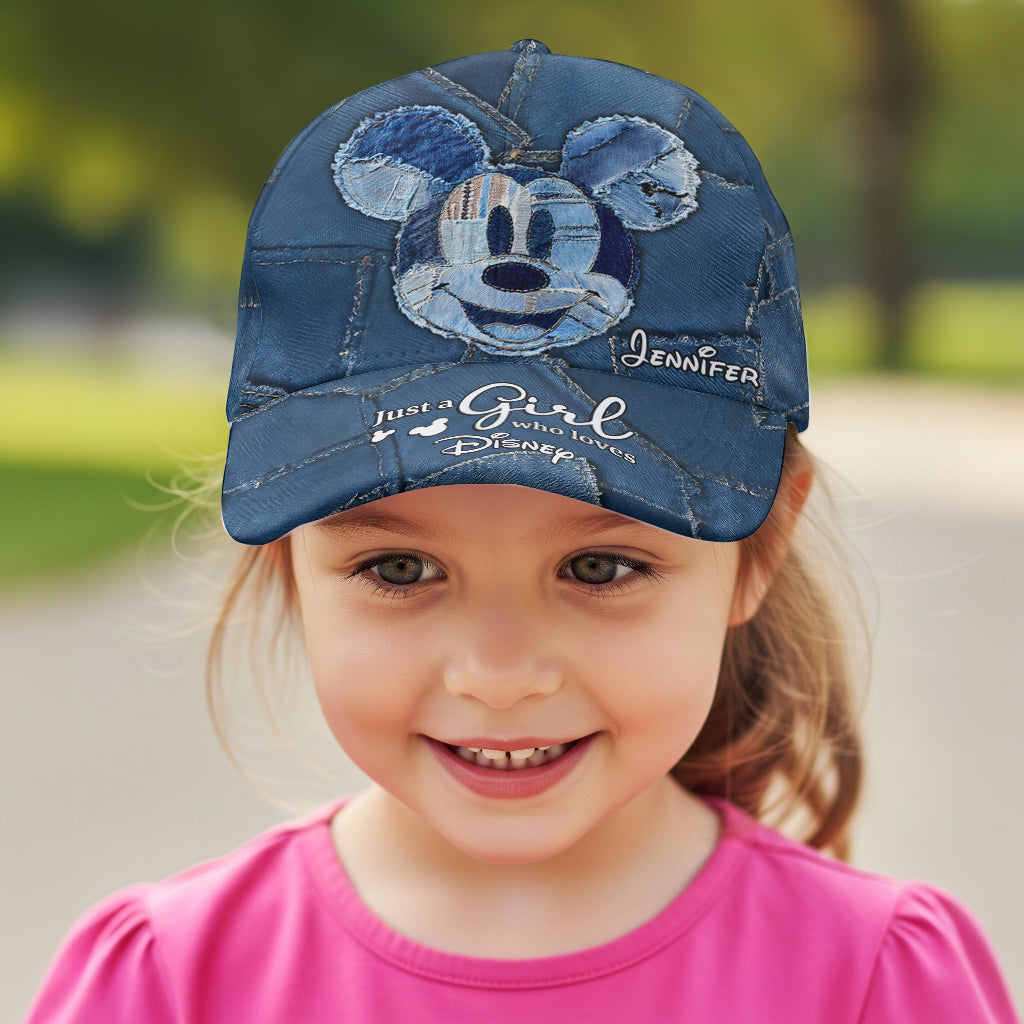 Just A Girl Who Loves Magic - Personalized Mouse Classic Cap
