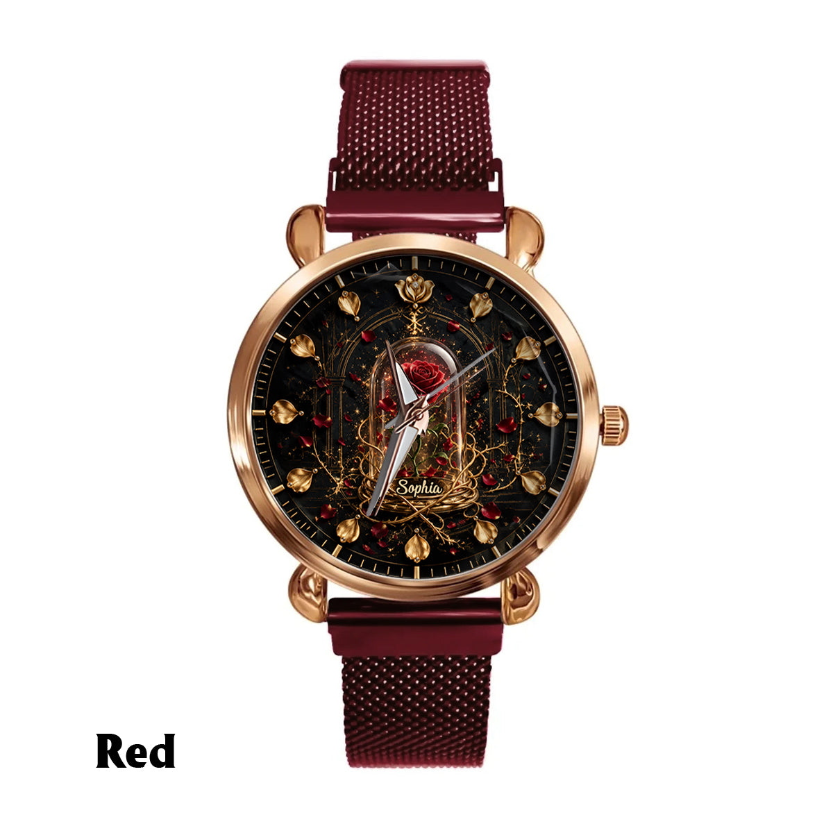 Tale As Old As Time - Personalized Beauty And The Beast Women Hand Watch
