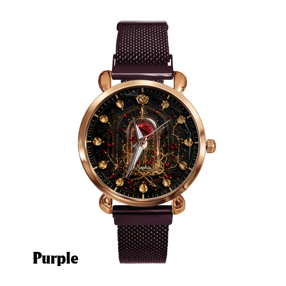 Tale As Old As Time - Personalized Beauty And The Beast Women Hand Watch