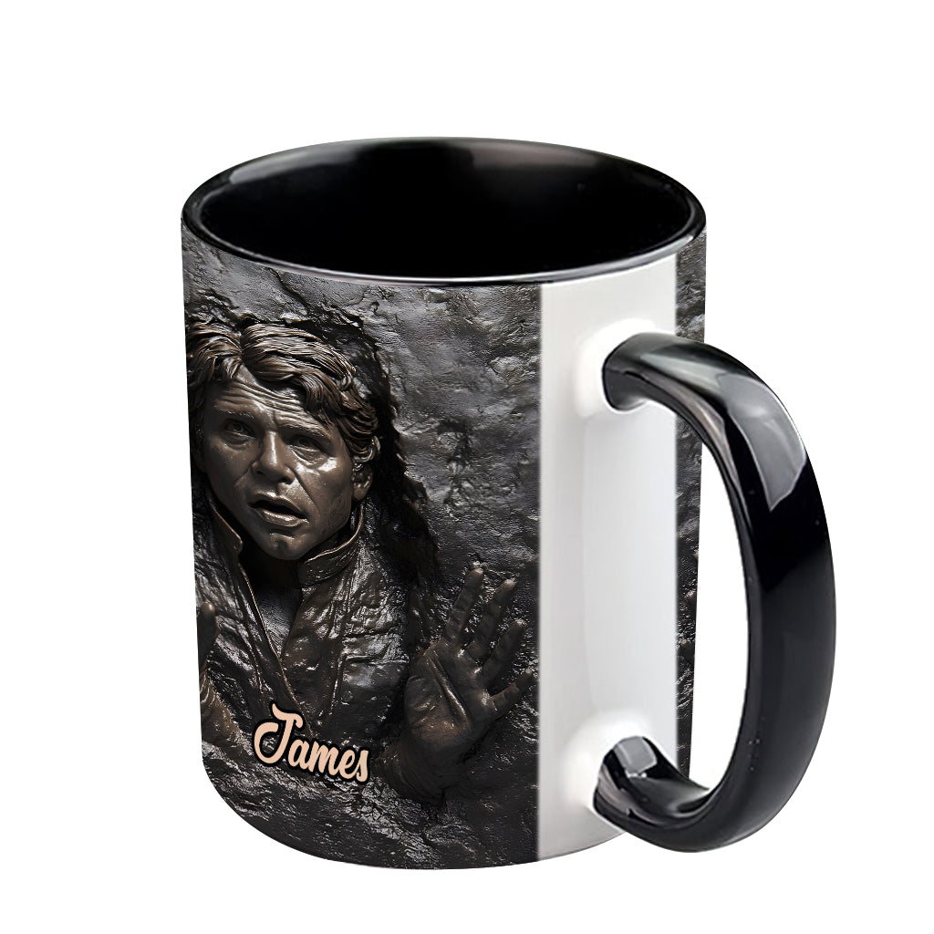Coffee Smuggler - Personalized The Force Accent Mug