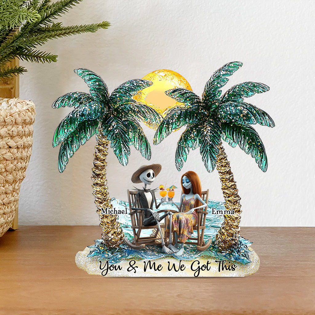 Till Death Do Us Part - Personalized Nightmare Custom Shaped Acrylic Plaque