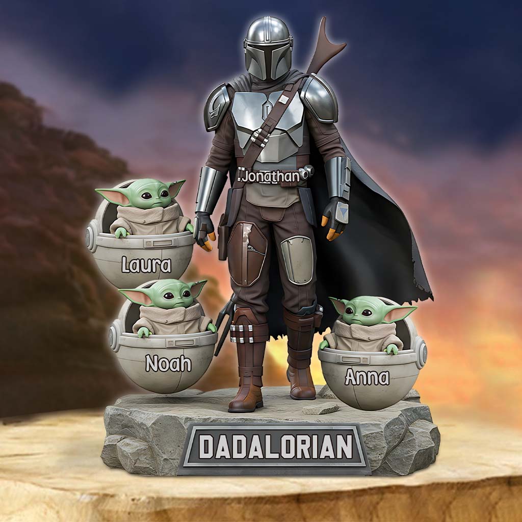 Dadalorian - Personalized The Force Custom Shaped Acrylic Plaque