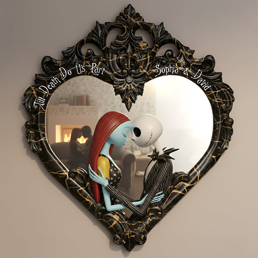 Till Death Do Us Part - Personalized Nightmare Wall Hanging Mirror