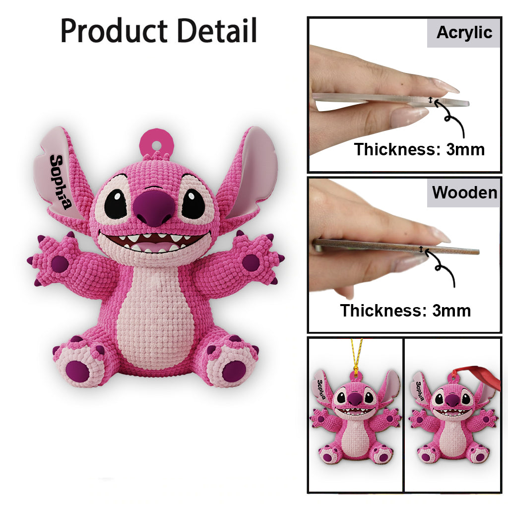 Ohana Means Family - Personalized Ohana Ornament