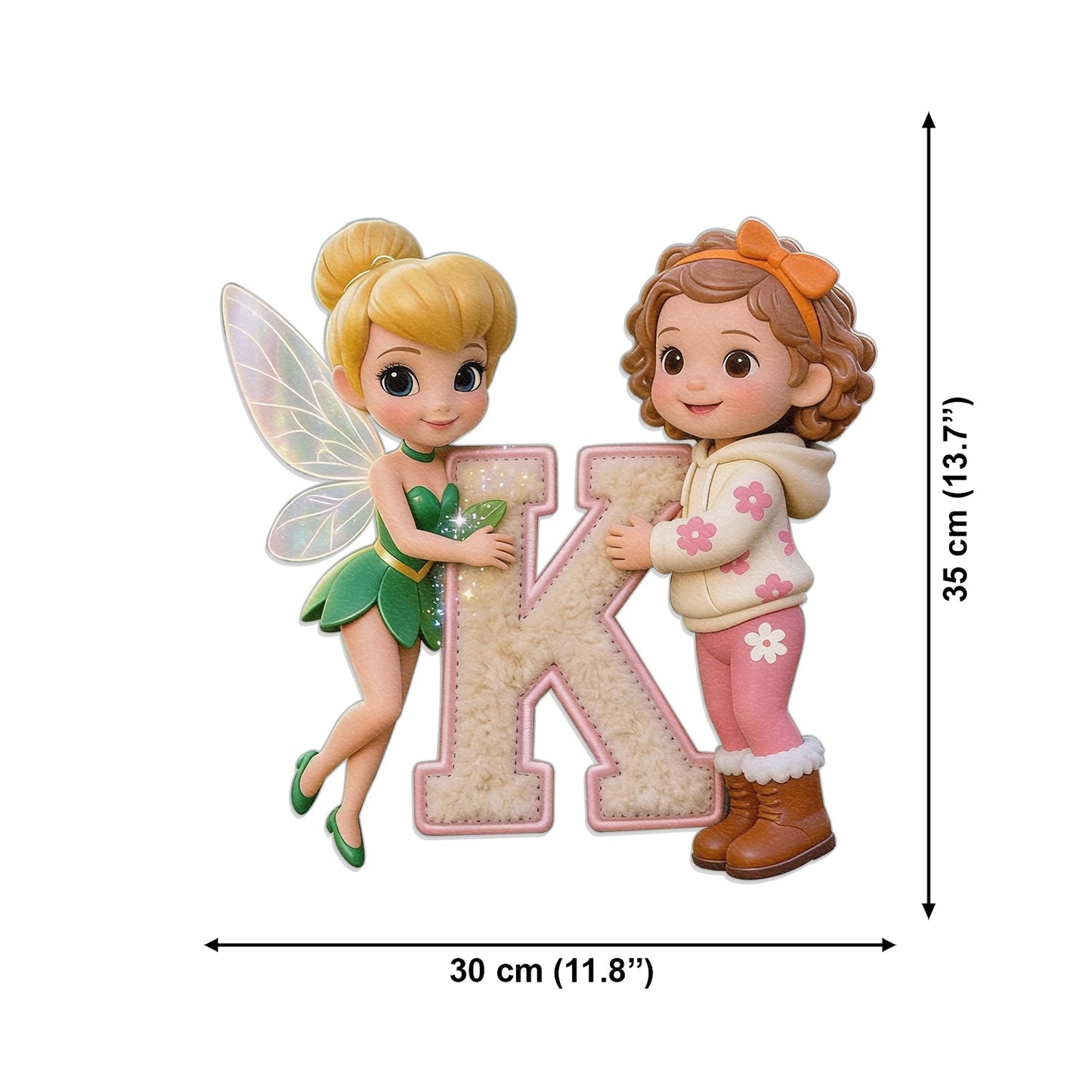 Magic Friends - Personalized Flying Fairy Changeable Leather Patch Backpack