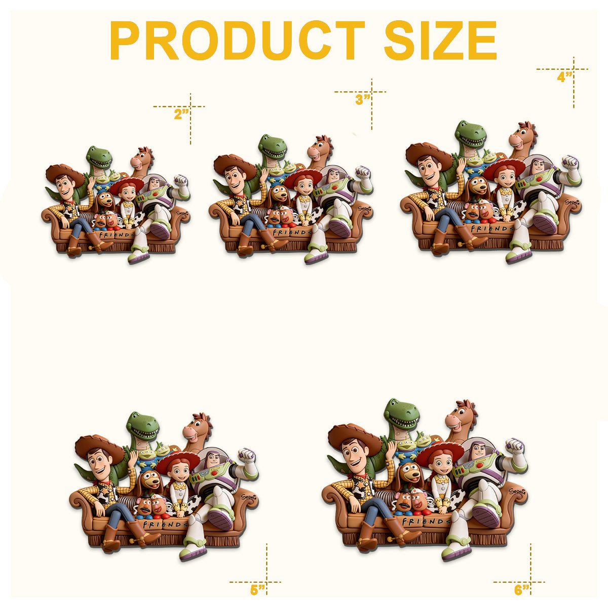 Friends - Personalized Movie For Kids Magnet