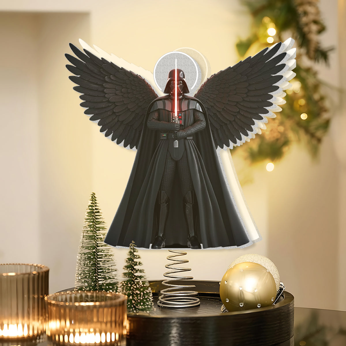 Merry Christmas - The Force LED Light Tree Topper
