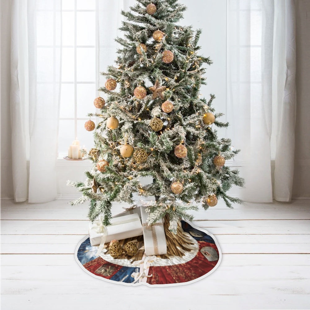 Galaxy Character - Personalized The Force Tree Skirt