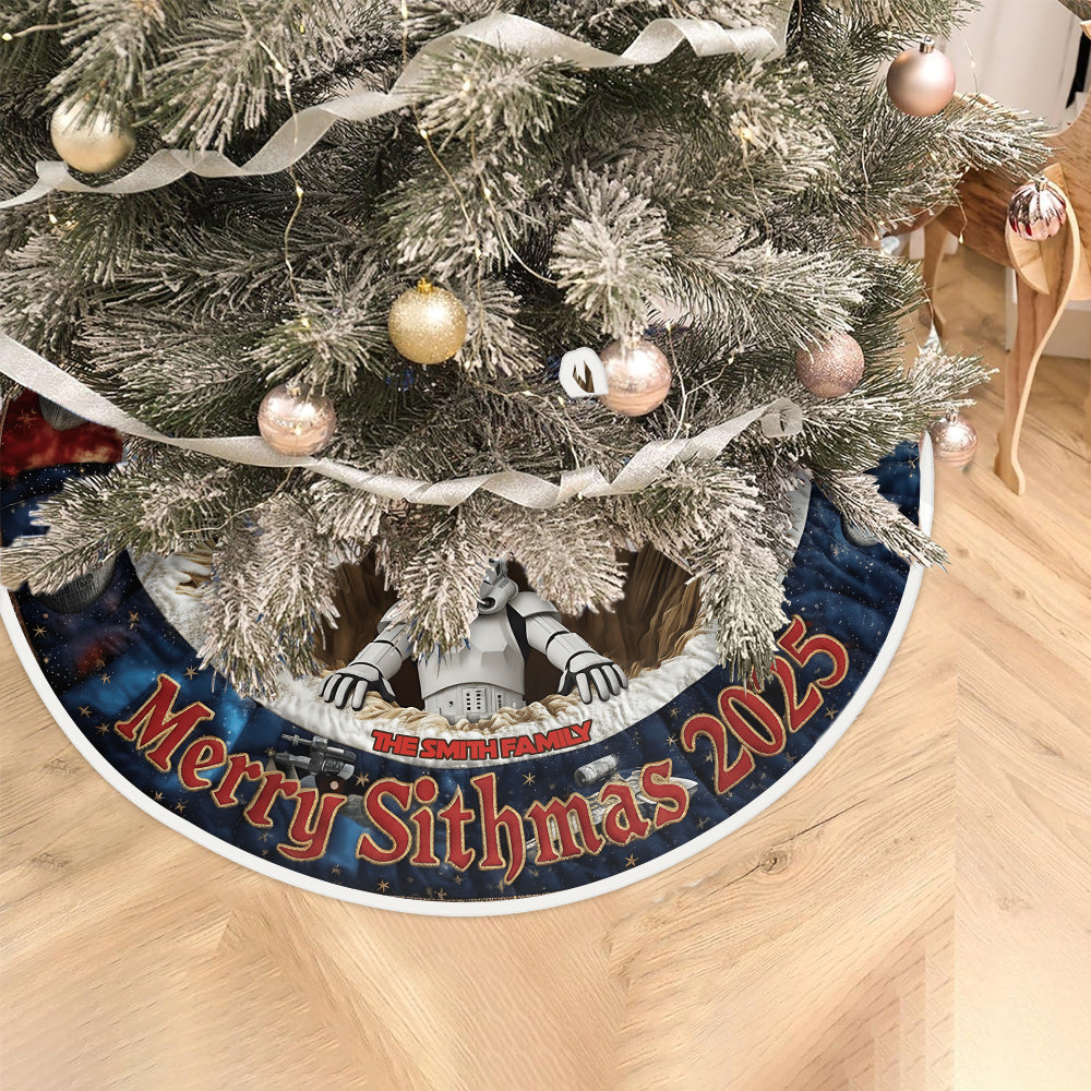 Galaxy Character - Personalized The Force Tree Skirt