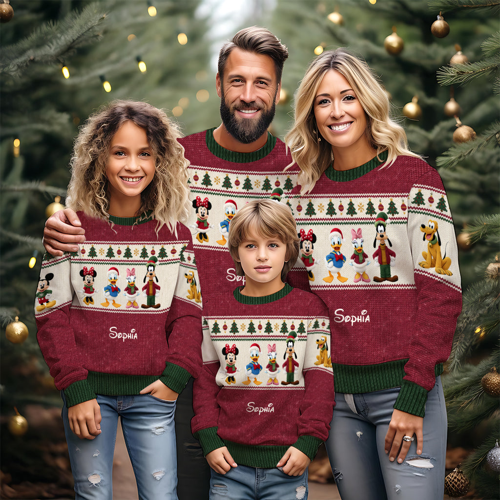 Best Season Of The Year - Personalized Mouse Ugly Sweater