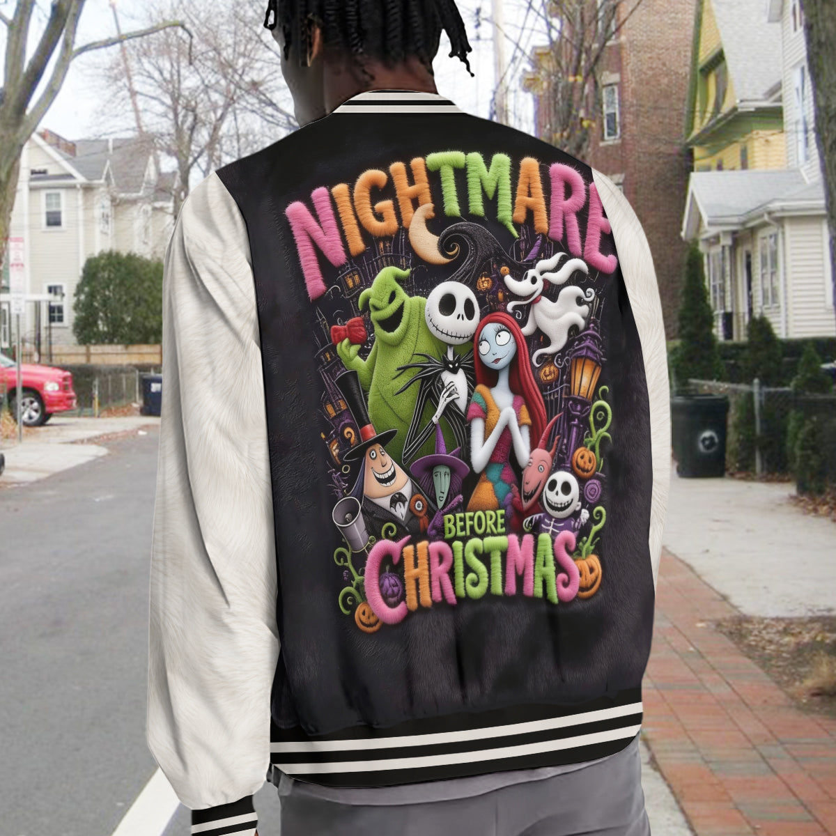 Before Christmas - Personalized Nightmare Varsity Jacket