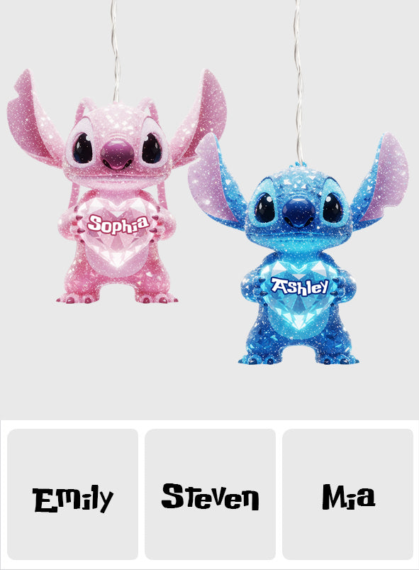 Ohana Means Family - Personalized Ohana LED Light Ornament