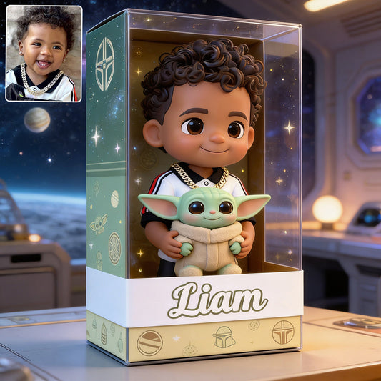 Cute Baby - Personalized The Force Acrylic Display Box