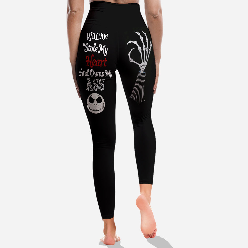 Stole My Heart And Own My A** - Personalized Nightmare Leggings