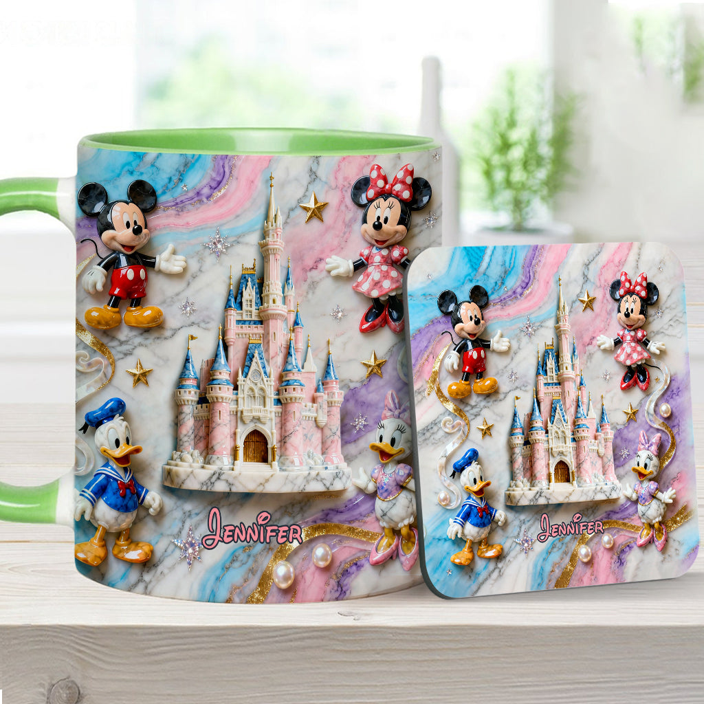 Magical Friends - Personalized Mouse Accent Mug & Coaster