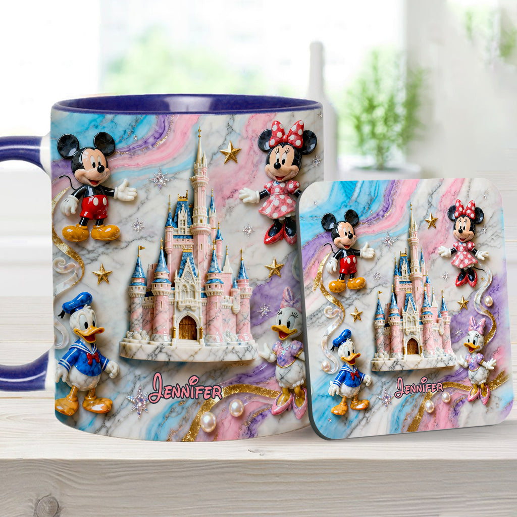 Magical Friends - Personalized Mouse Accent Mug & Coaster